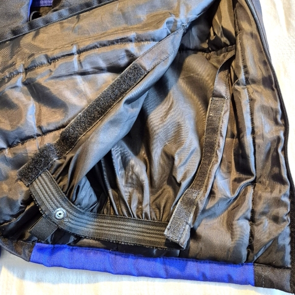 Mossi men's size 2X Large blue & black insulated warm bib snow pants EUC - Picture 9 of 13